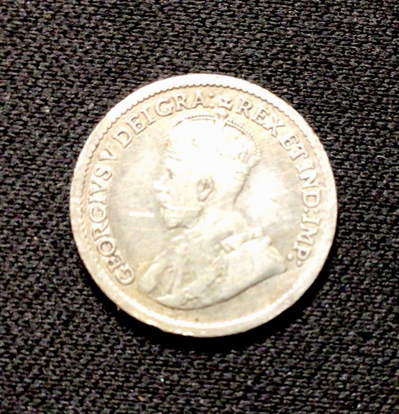 1919 Canada Silver 5 Cents! ENN Coins