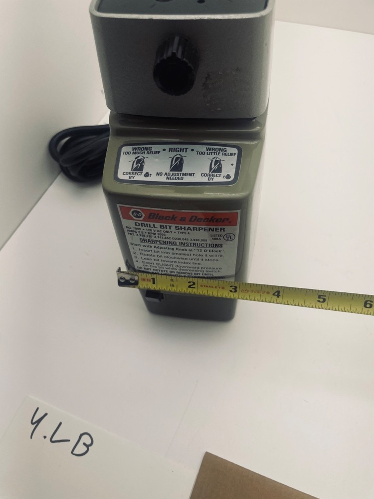 Black & Decker Drill Bit Sharpener No.7980
