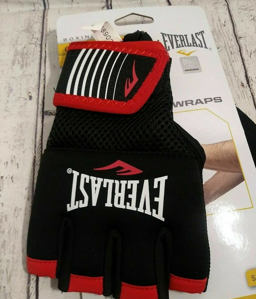 Everlast Boxing Core Hand Wraps Black and Red Size Small/Medium G22
