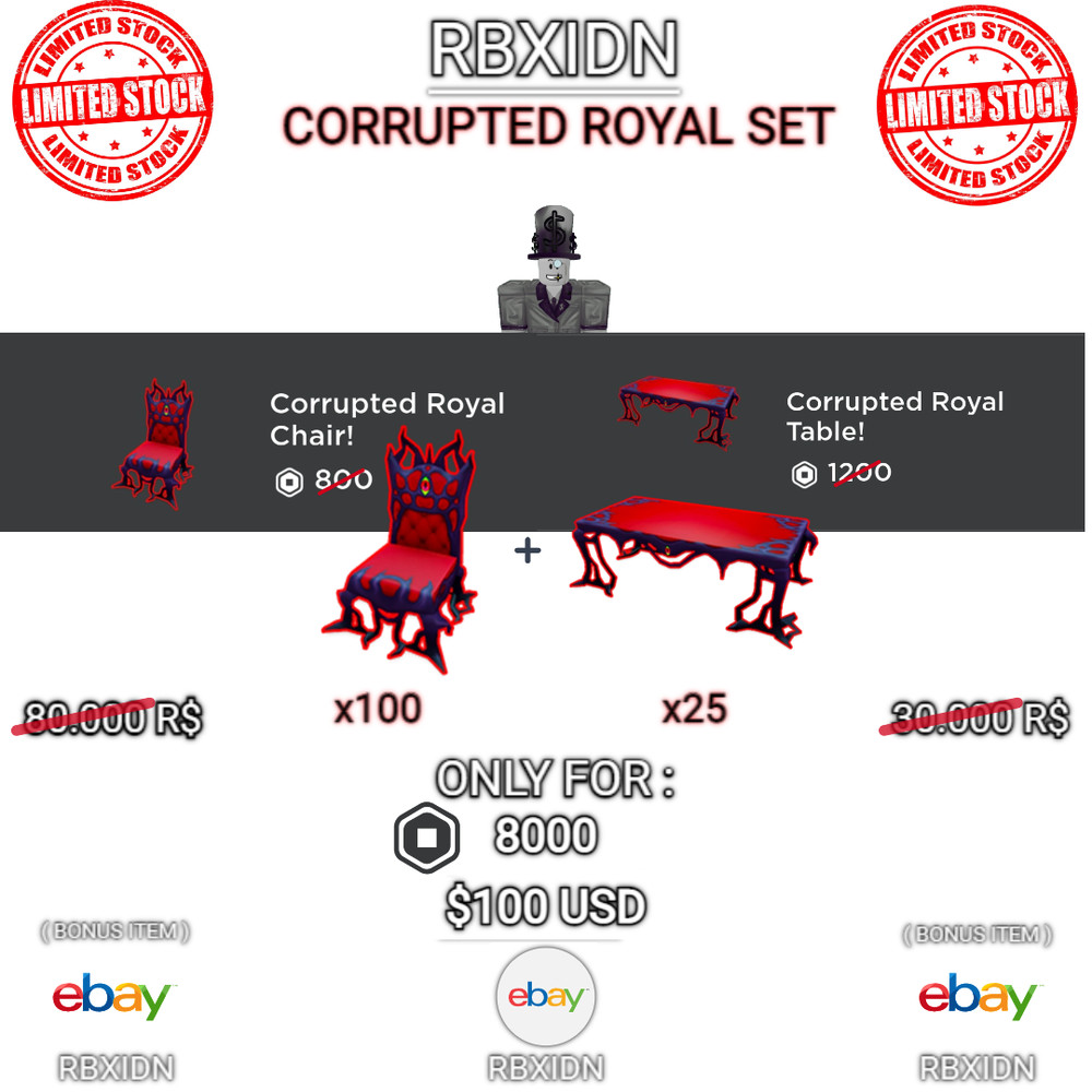 My Restaurant Roblox | Corrupted Royal Sets & Royal Sets Package