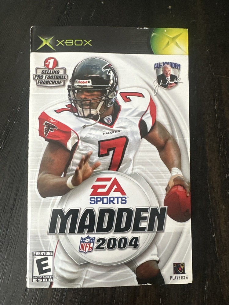 XBOX Manual Only Madden NFL 2004