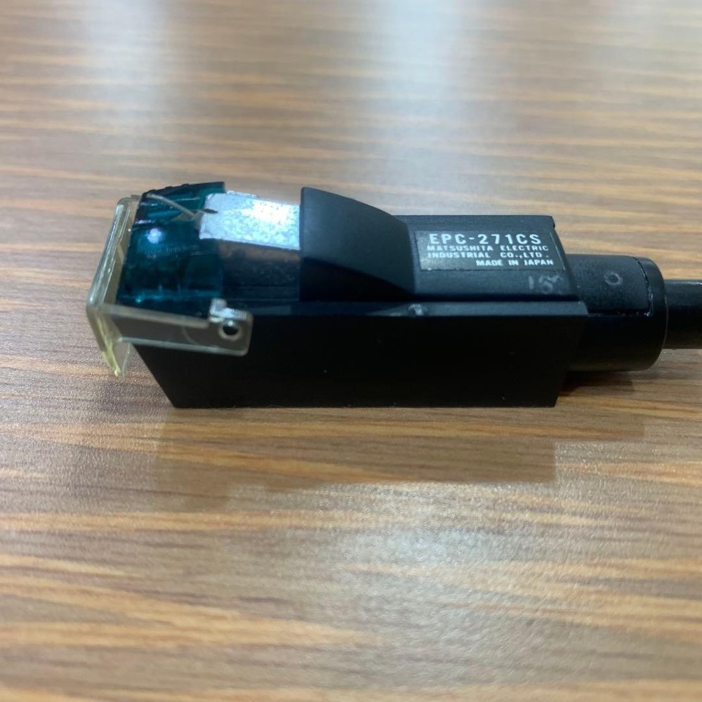 Technics EPC-271CS Integrated MM Cartridge Headshell Stylus Used Tested Japan