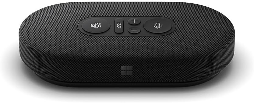 Microsoft Modern USB-C Speaker w/ Mic & Teams Controls – Black (Open Box)