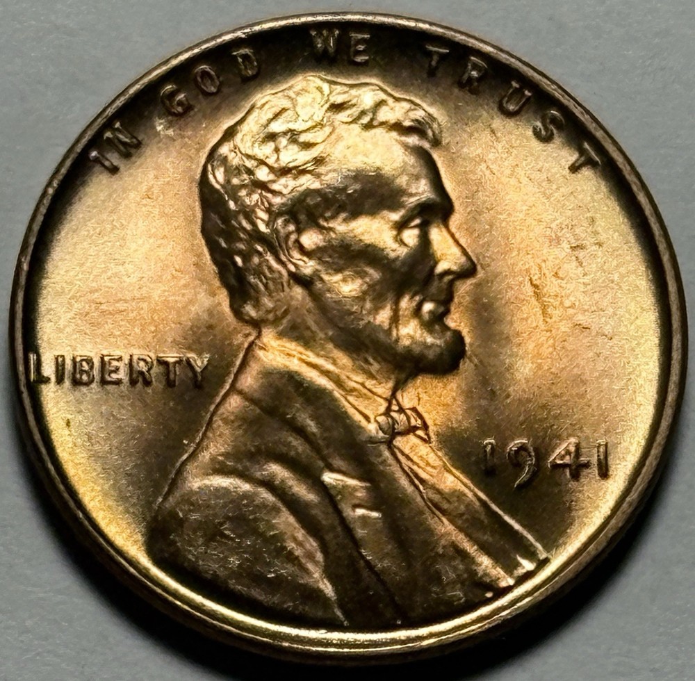 1941 Lincoln Wheat Cent — Uncirculated MS Red 🔥 Original Roll