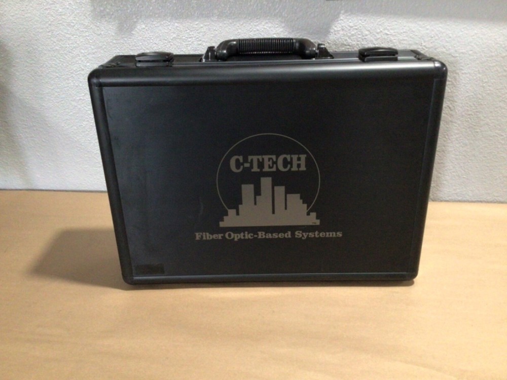 C-Tech Fiber Optic Tool Kit Strippers Crimpers SPOT Tester Case training system