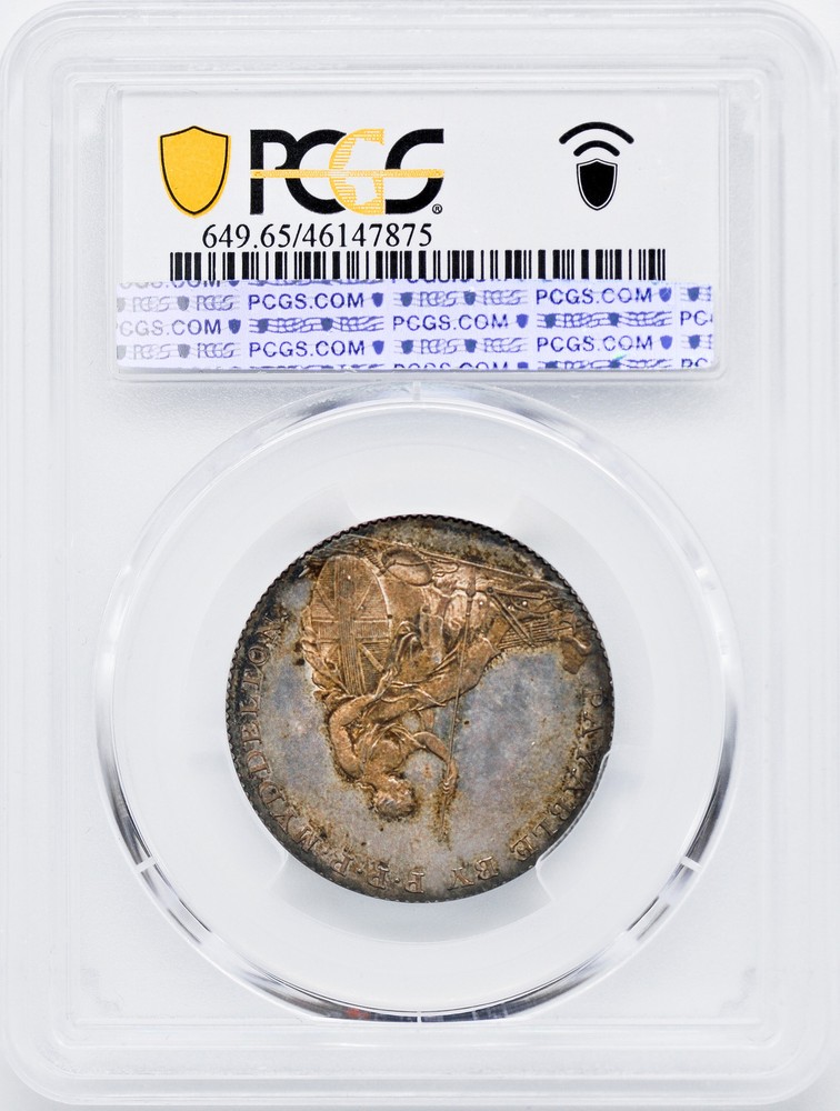 1796 MYDDELTON, SILVER TOKEN PCGS PR 65