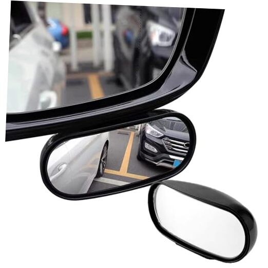 360 ° HD Blind Spot Car Mirror Rectangular, 2Pcs Blind Spot Car Rearview Stick