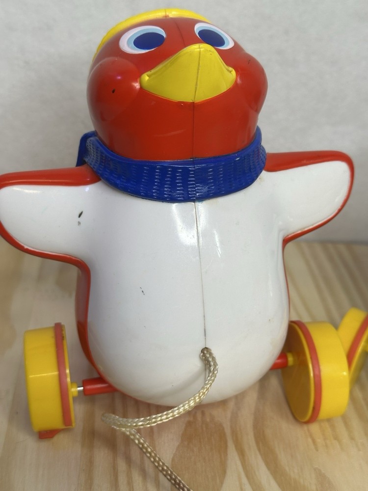 Vintage Pull Toy Penguins Set Of 3