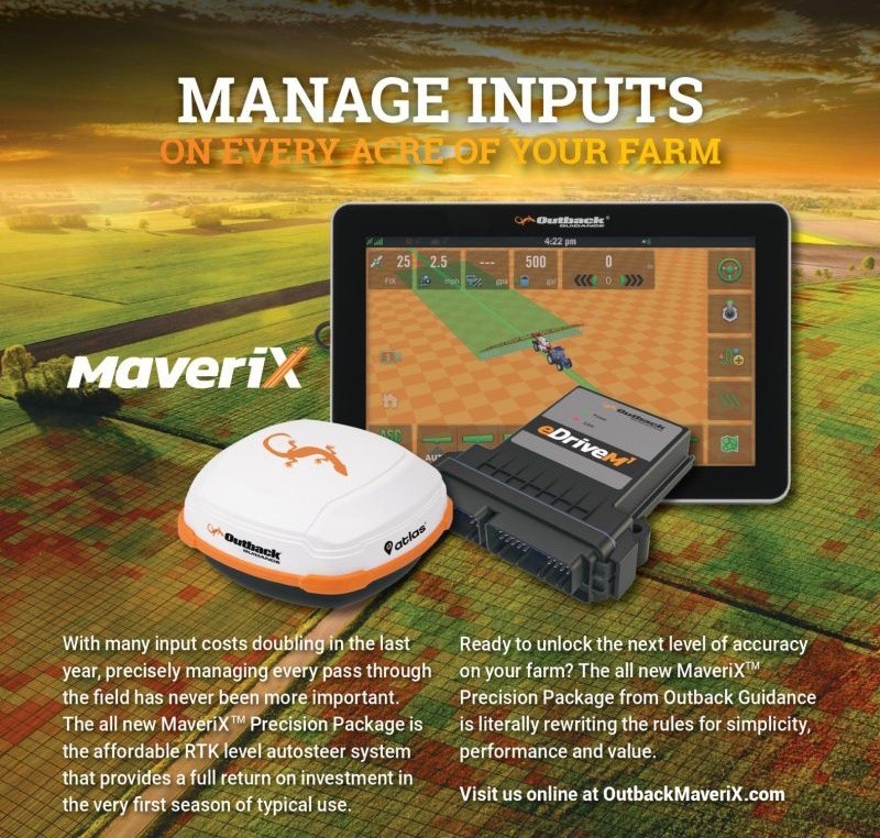 Outback Guidance MaveriX - Complete System Hydraulic