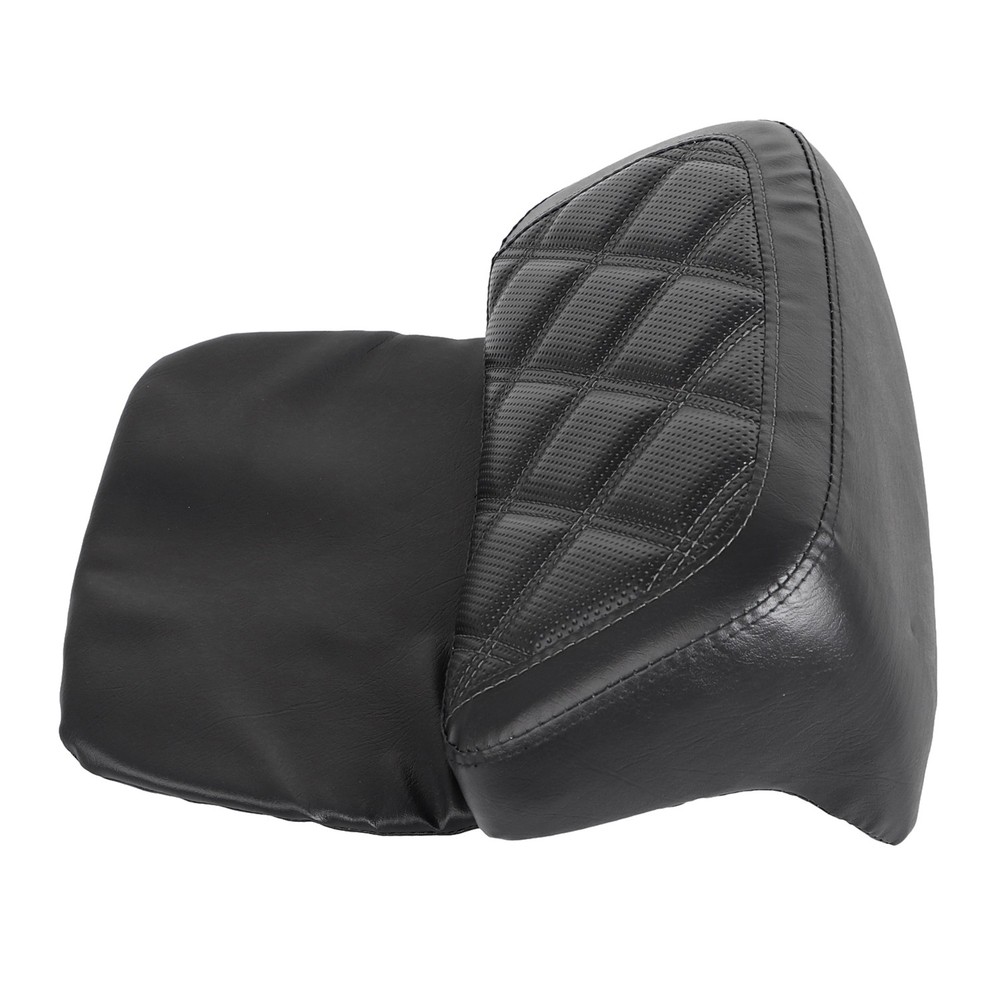 Black Stitching Razor Chopped Trunk Backrest Pad For Harley CVO Road Tri Glide