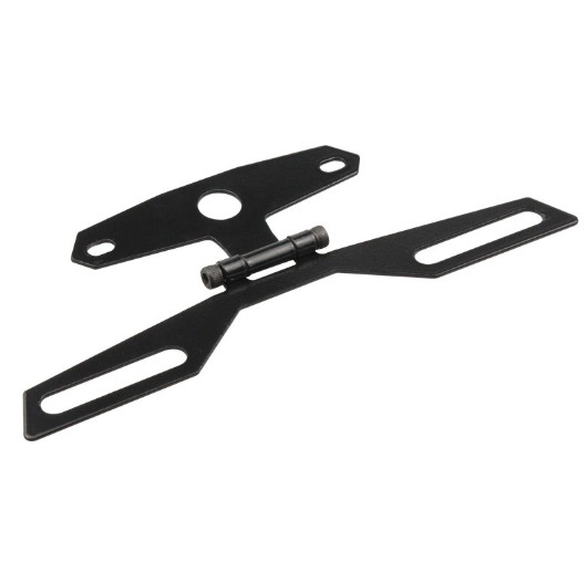 1pcs Motorcycle License Plate Bracket Taillight Fixed Folding Number Plate Frame