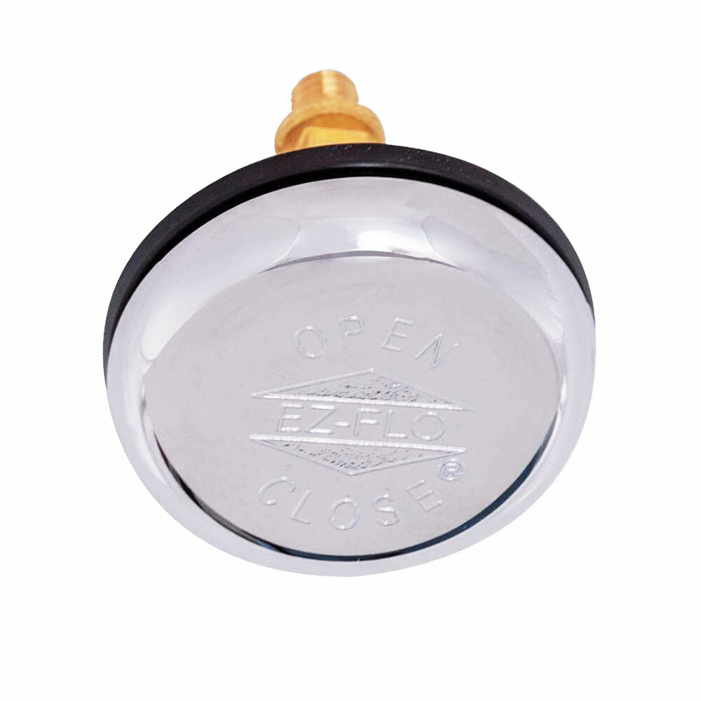 Durable ABS Snap And Press Stopper With Rubber Seal, 5/16- Thread, Chrome Finish