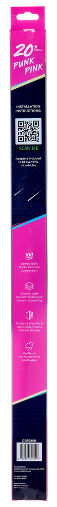 SCRUBBLADE 20'PINK SILICONE SHADEBLADE WPR BLD- CBP2000