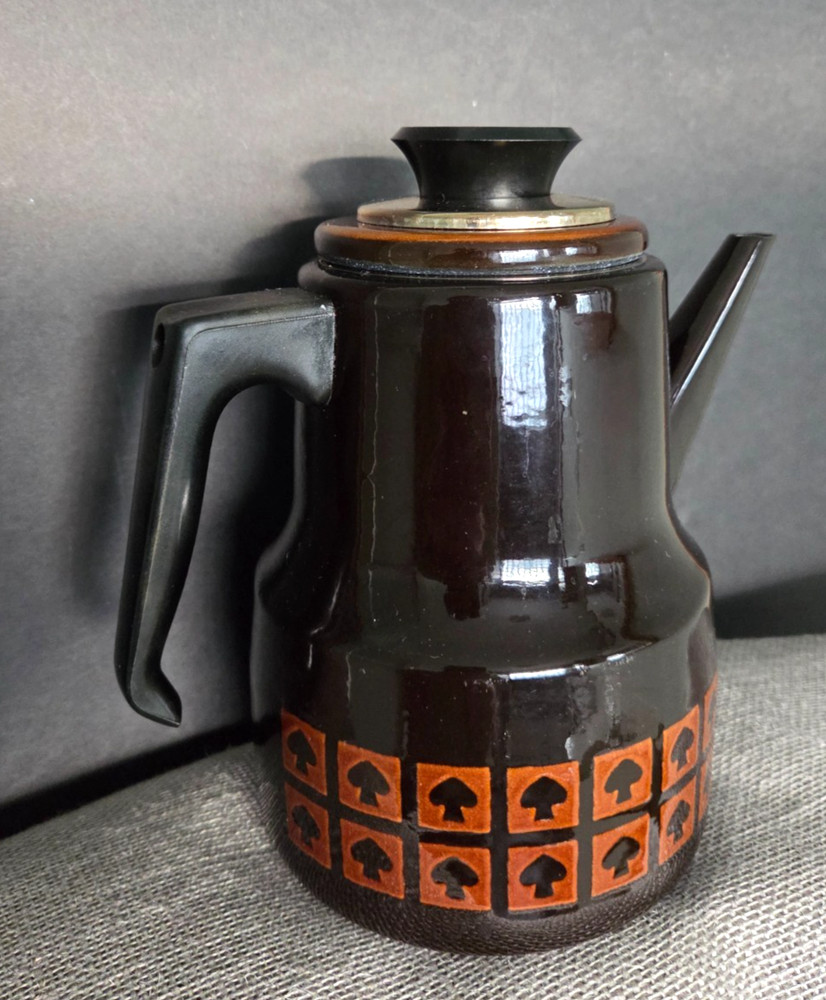 Coffee Pot Le Povencal  Mushroom Pattern