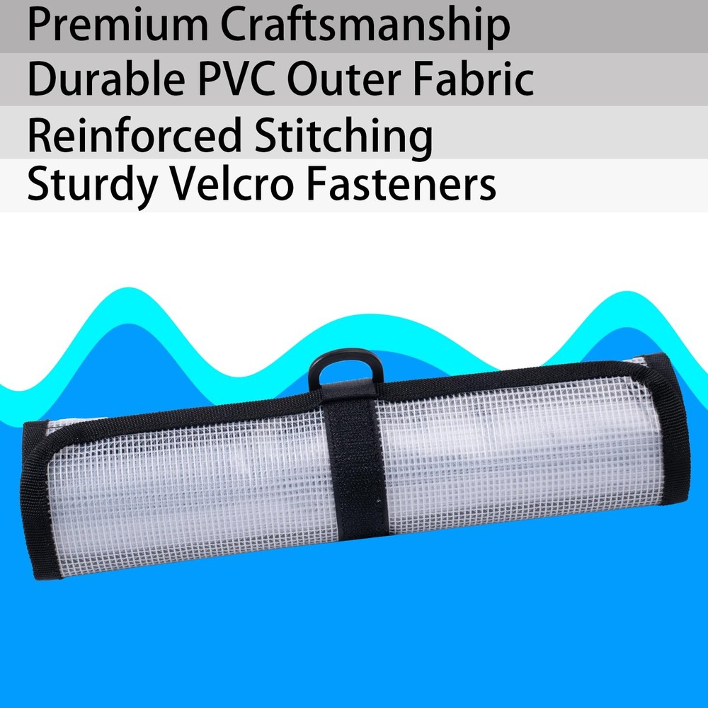 Large Tool Roll Bag, 6-Pocket Expanded Organizer for Longer Tools & Gear | 35...