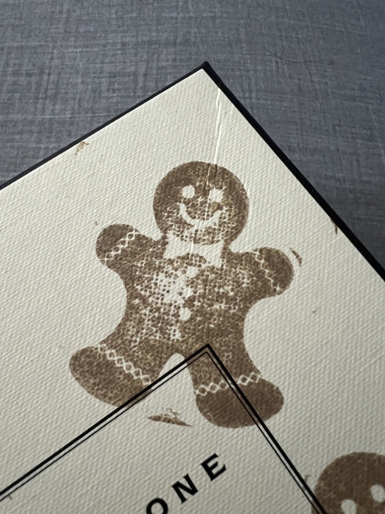 Jo Malone Gingerbread Man 2023 Holiday Gift Box - Empty - Fast Ship!