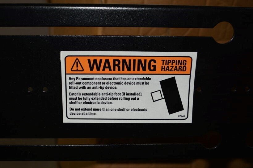 Eaton Server Rack Cabinet SEE NOTES