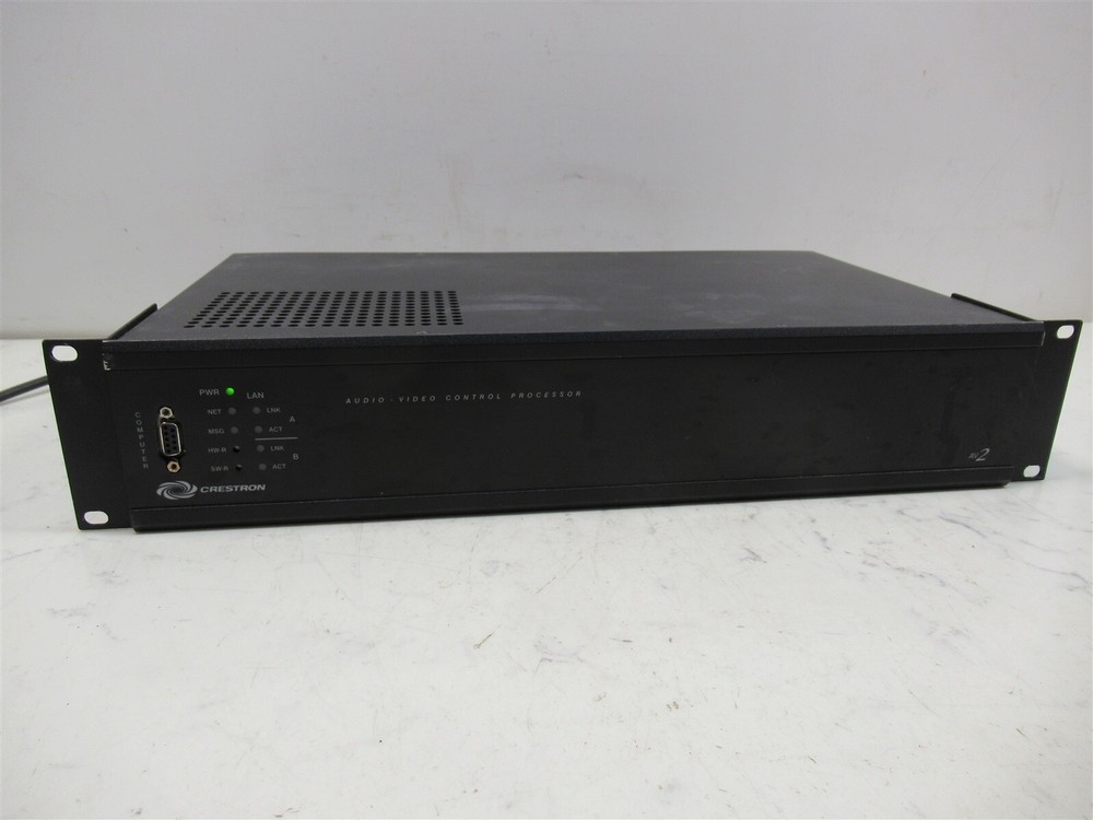Crestron Audio Video Control Processor AV2 w/ C2ENET-1 Ethernet Rack Mount