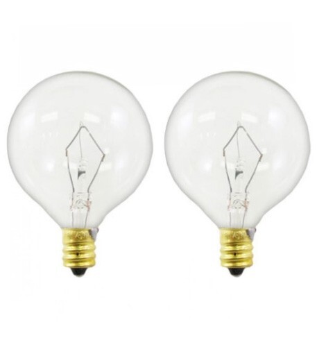 2 Pack Light Bulb for Large Scentsy Wax Diffusers/Tart Warmers, 25 Watt 130 Volt