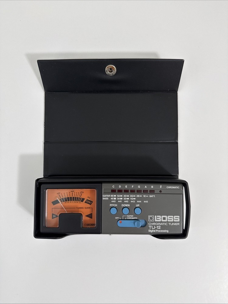 Boss Chromatic Tuner TU-12 Digital Processing Multi Instrument Tuner with Case