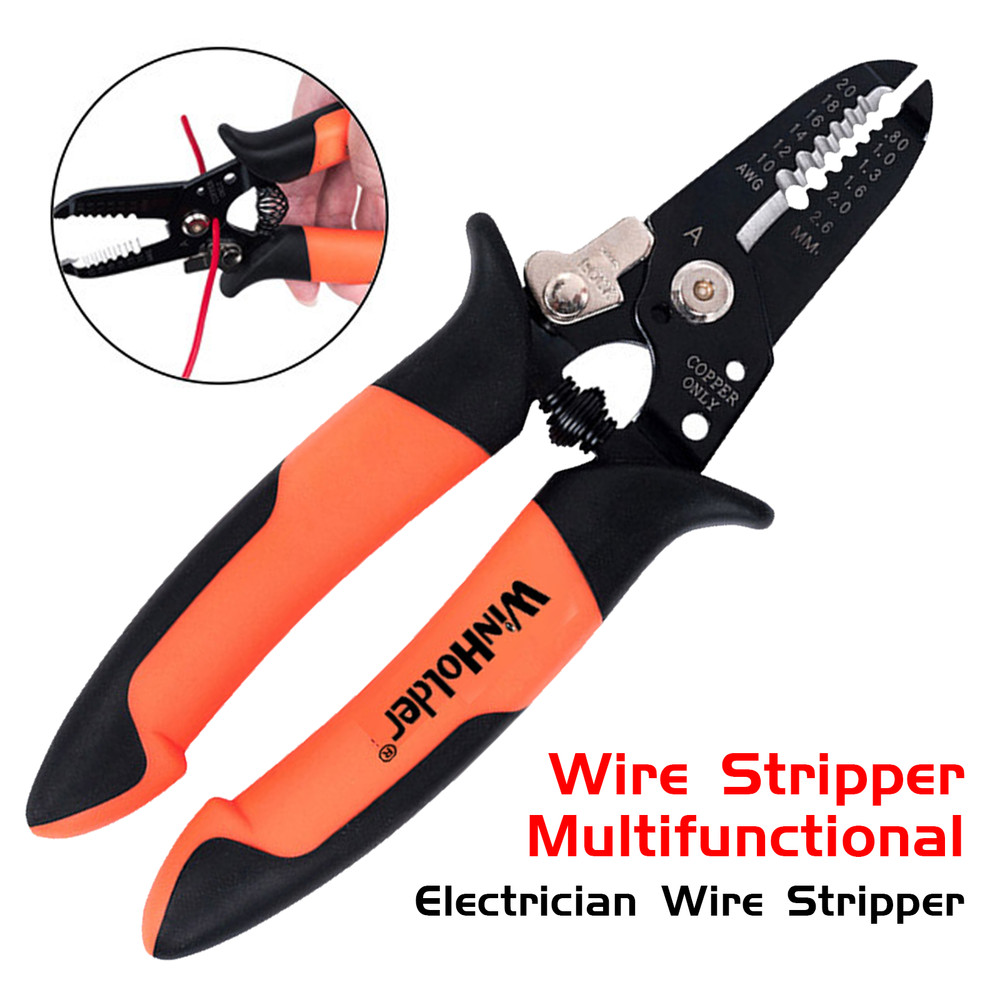 Professional crimping tool Multi-Tool Wire Stripper Cutter Crimper Insulated NEW