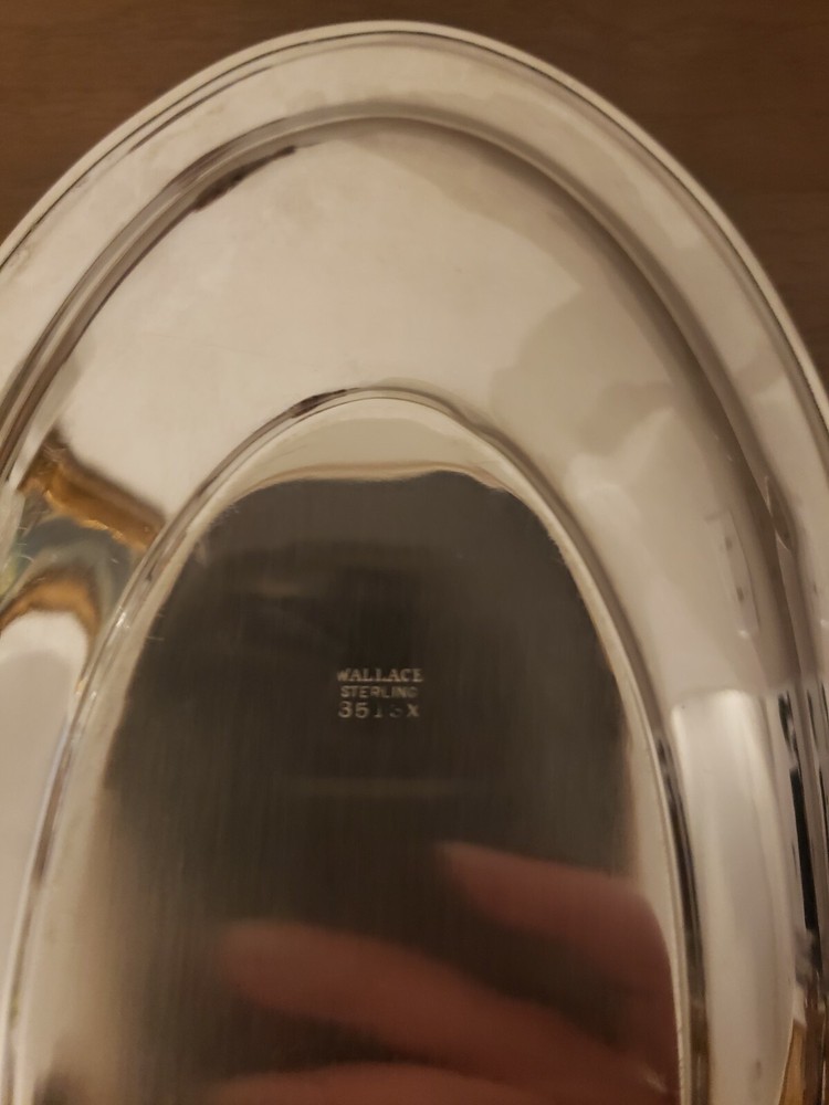 Wallace Sterling Silver Bread Tray 3513x