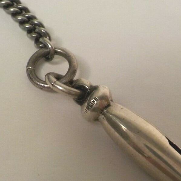 Vintage Sterling Silver Miniature Scent Bottle on Chain