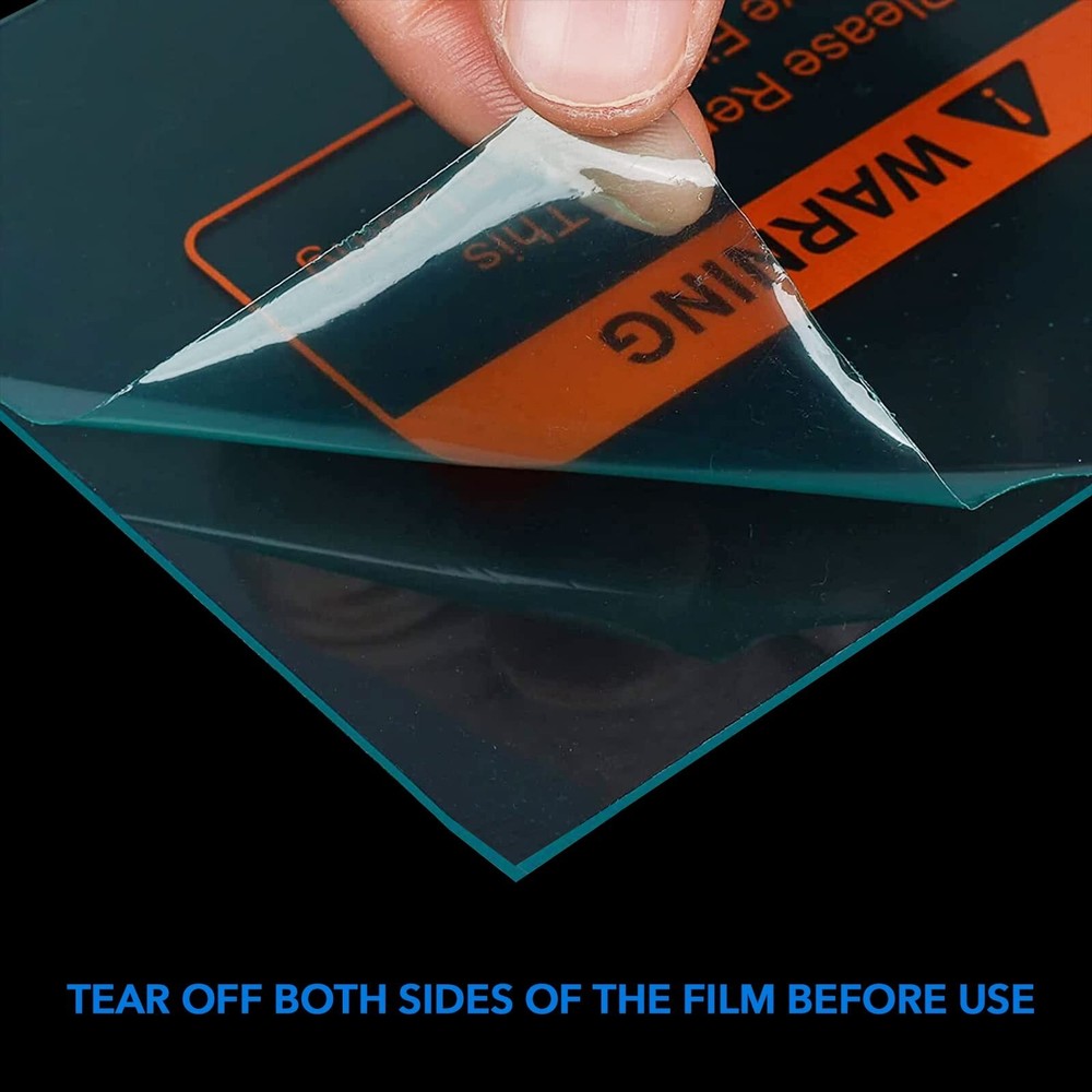 TRQWH Welding Helmet Replacement Lens Clear Outer and Inner Protective Covers