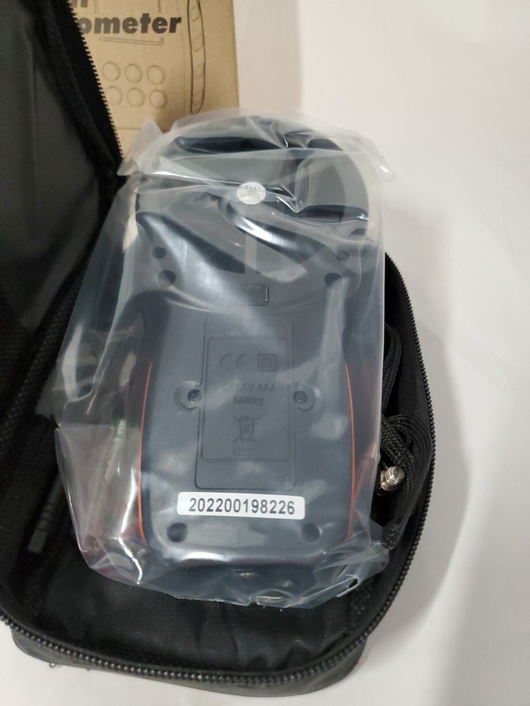 Digital Anemometer Wind Speed Temperature Meter, Handheld Air Flow Gauge Tester