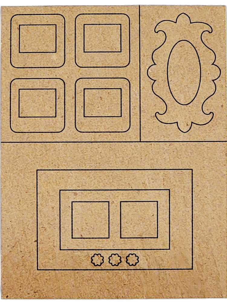 SEALED 10 Sheet Basic Chipboard Punchout Cutout Alphabet Numbers Nature Hangtags