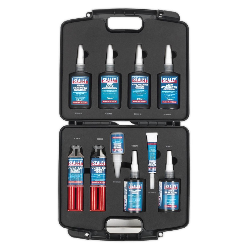 Sealey SCSKIT1 Adhesive & Sealant Kit 10pc