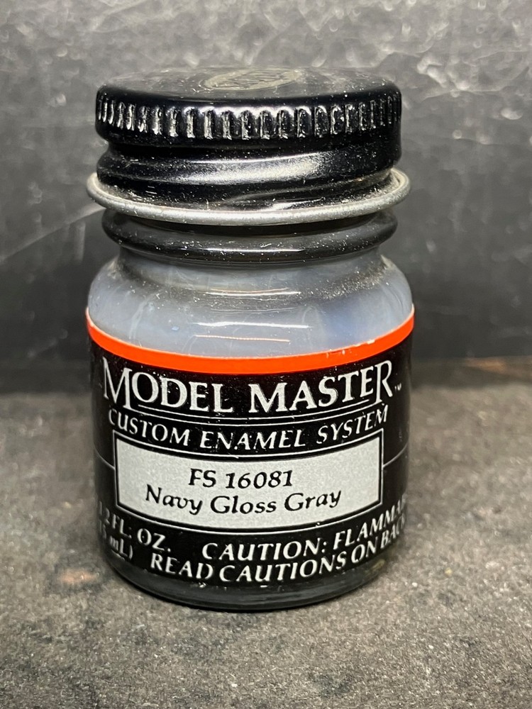 Testors Model Master Navy Gloss Gray 1791 Gloss Enamel Paint .5 oz