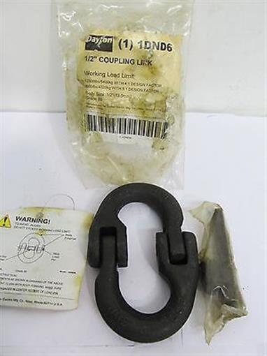 Dayton, 1DND6, 1/2", 12,000 lbs Grade 80 Coupling Link
