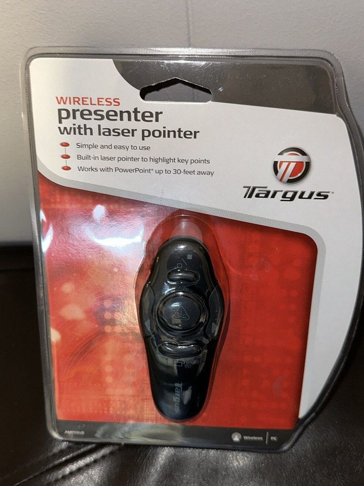 Targus Wireless Presenter Laser Pointer Remote AMP03US New in OEM Packaging