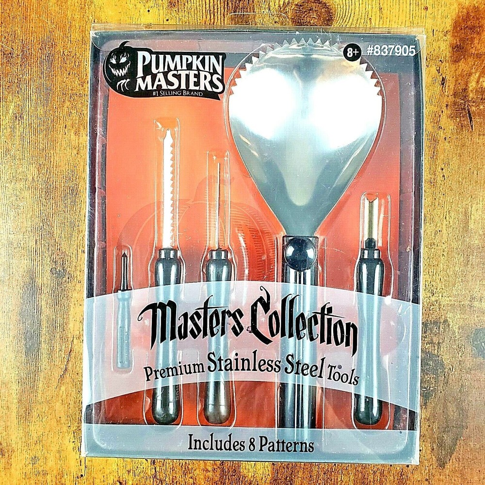 Pumpkin Masters Carving Kit Masters Collection Premium Stainless Steel Tools