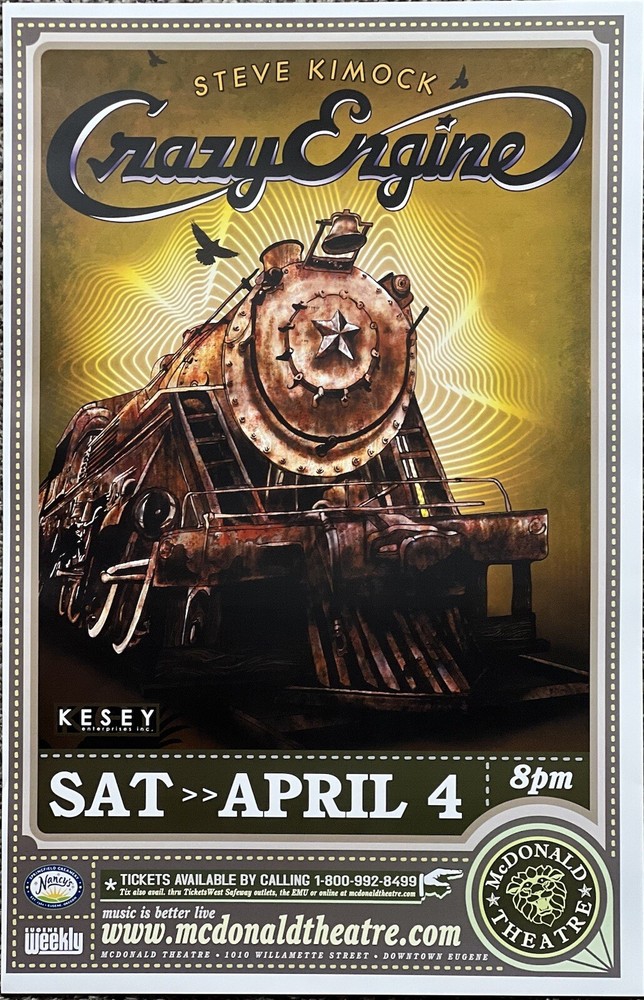 Steve Kimock’s Crazy Engine Show Poster
