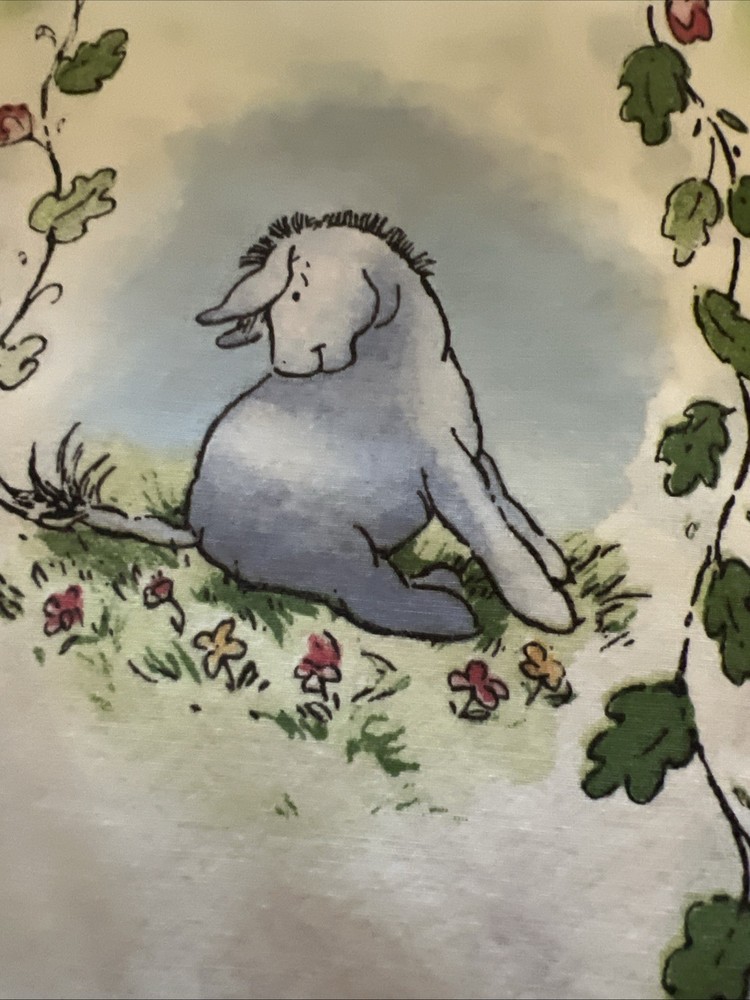 Vintage Classic Pooh fitted crib sheet