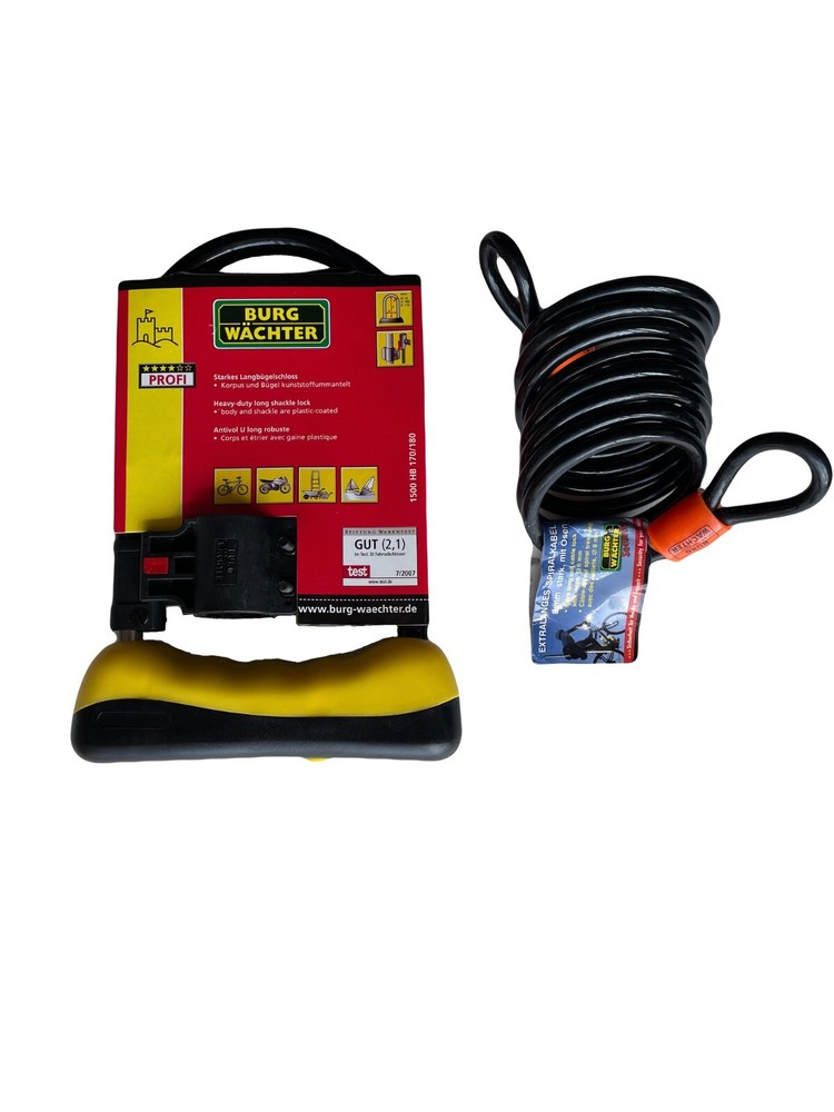 bike u lock with cable