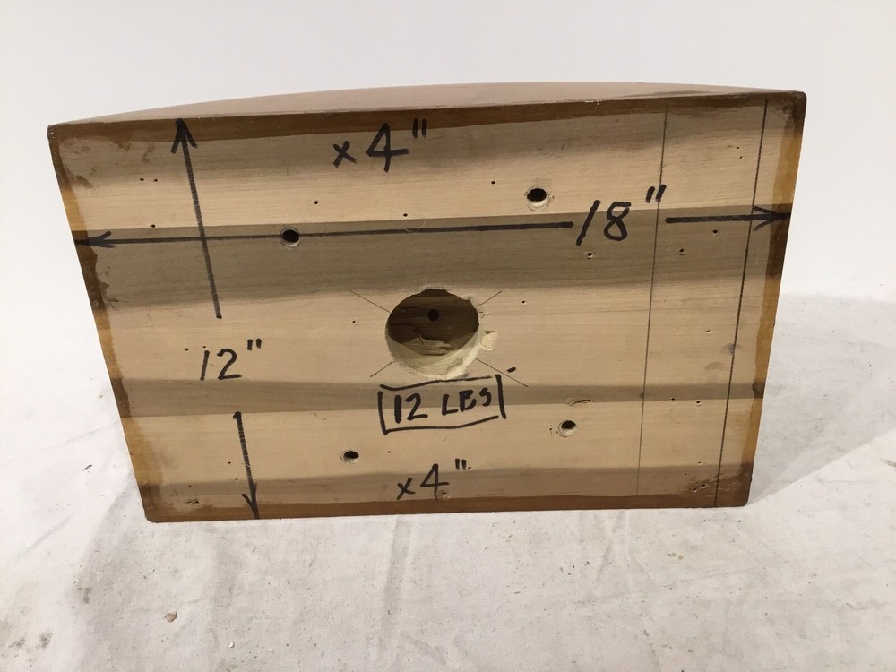 Integral Concrete Sink Mold 18” x 12” x 4”