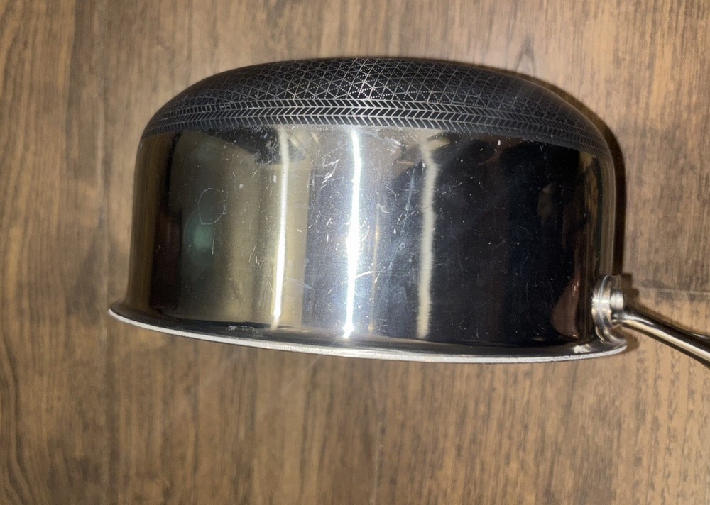Hexclad 2 Pcs Cookware 12” Frying Pan & 8” Pot