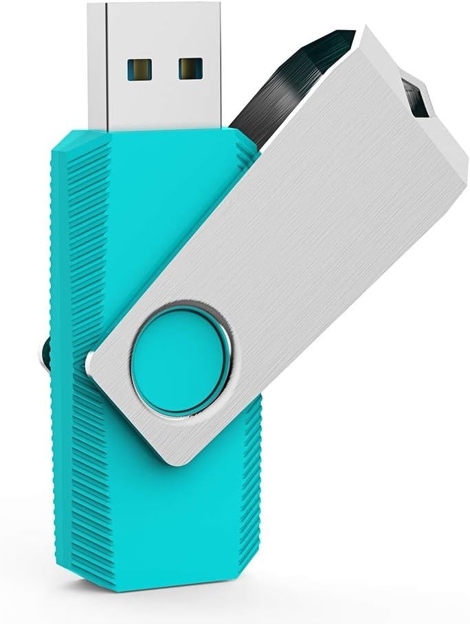 5 Pack 32GB Flash Drive USB 2.0 Memory Stick Multi Color