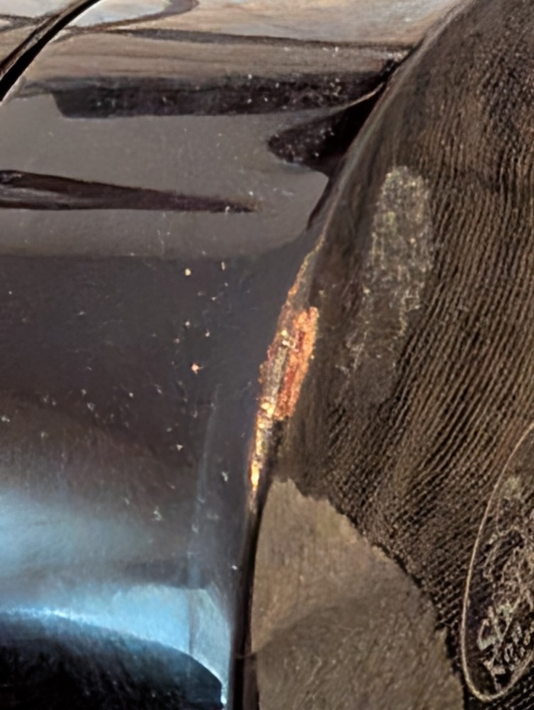 Compass in black case with inscription - 3" diameter