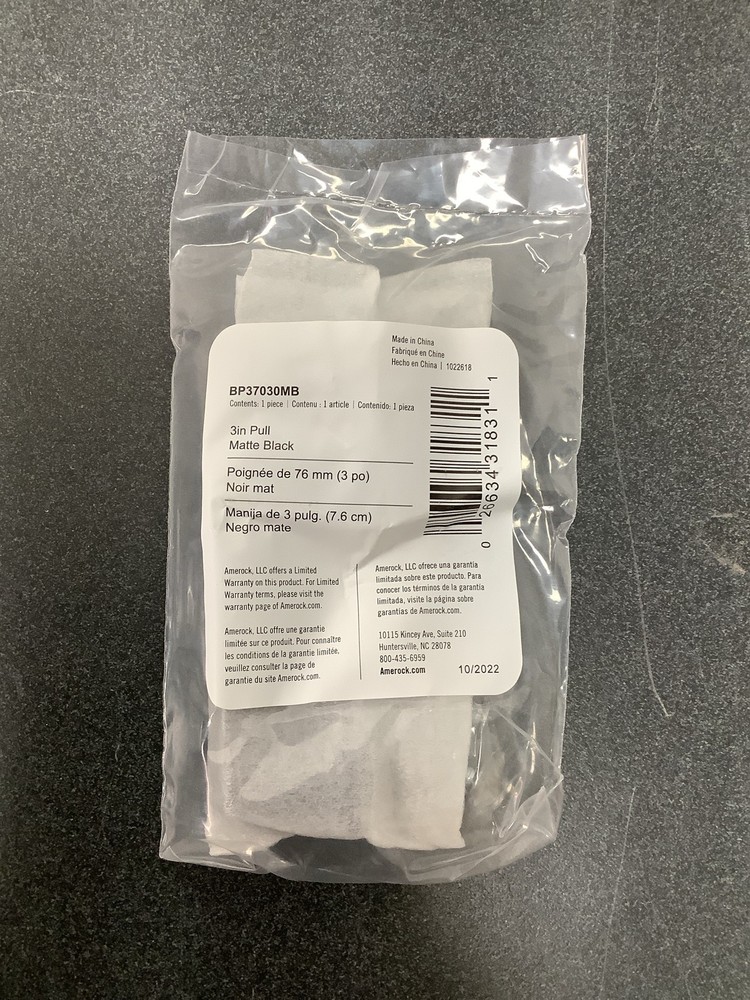 Miseno MCPTP1300FB10 Henshaw 3" Handle Pull - 10 Pack, Matte Black