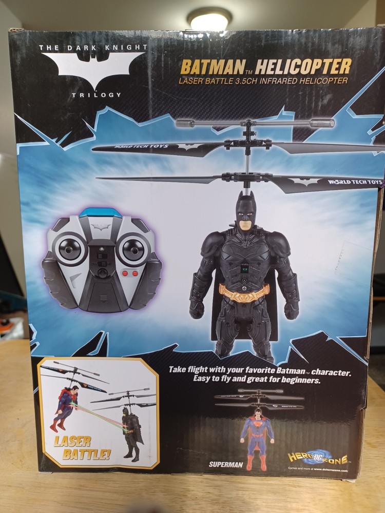 Batman Toy Helicopter Remote Control Fun