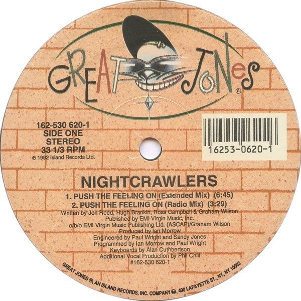 Nightcrawlers - 'Push The Feeling On' 12"