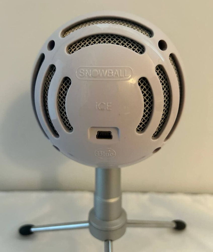 Blue Snowball iCE USB Microphone Condenser for Recording Streaming PC & Mac