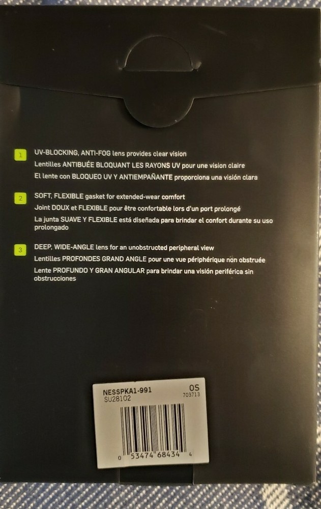 NIKE GOGGLES Silver & Black 2 Pack NEW IN BOX