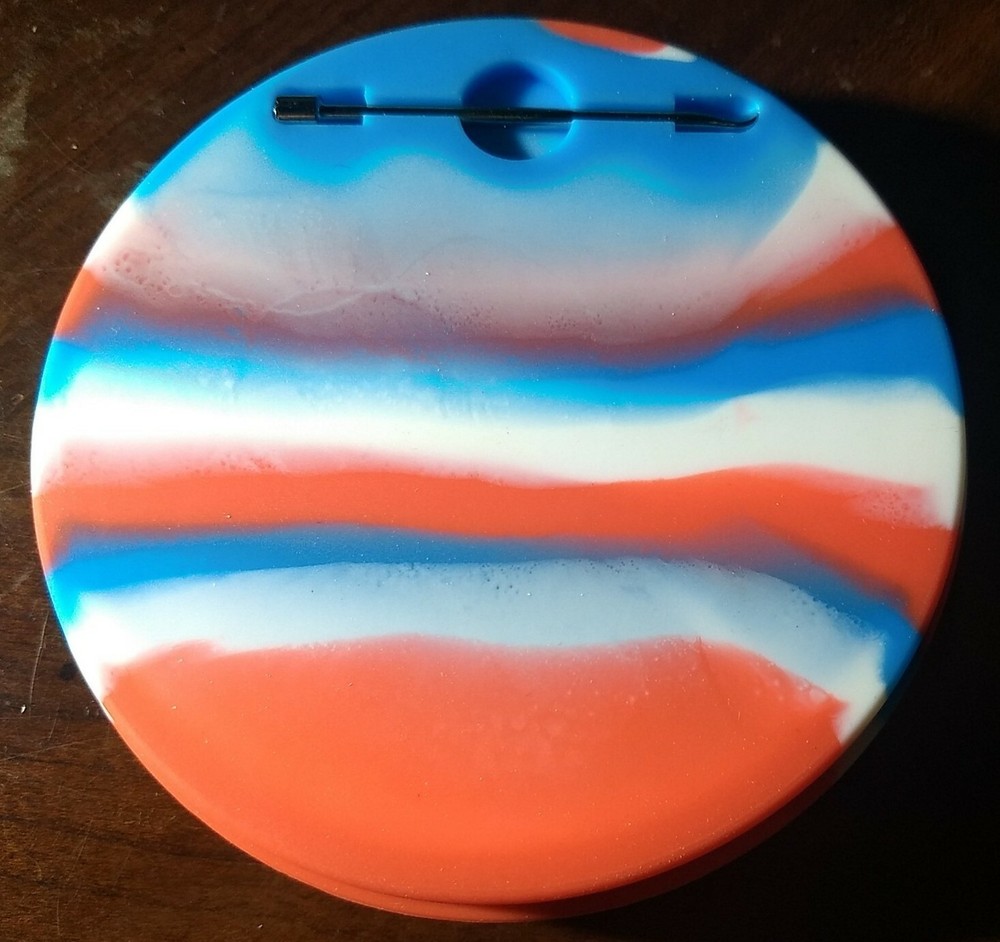 Silicone Divided Container/Slurp Tray+Tool Round 4”