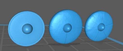 Dark Age shields 3 - Resin 28mm Scale