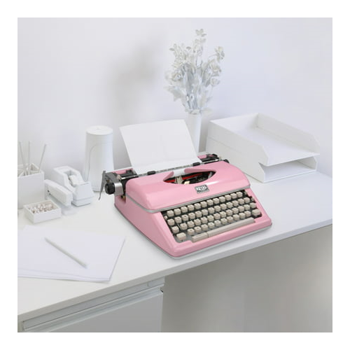Royal Classic Manual Typewriter Pink